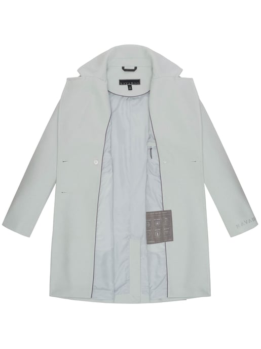 Navahoo Frostjuwel abrigo de entretiempo para mujer con diseño elegante a rayas - Image 4