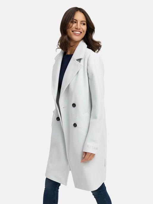 Navahoo Frostjuwel abrigo de entretiempo para mujer con diseño elegante a rayas - Image 6