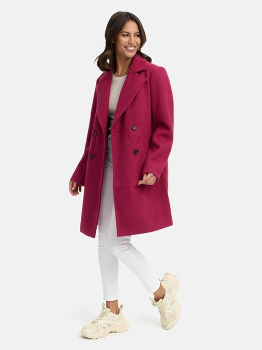Navahoo Frostjuwel abrigo de entretiempo para mujer con diseño elegante a rayas - Image 5