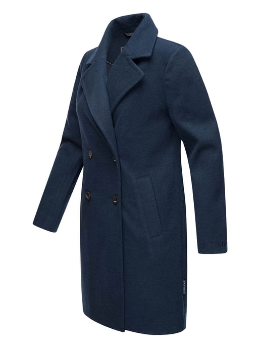 Navahoo Frostjuwel abrigo de entretiempo para mujer con diseño elegante a rayas - Image 2