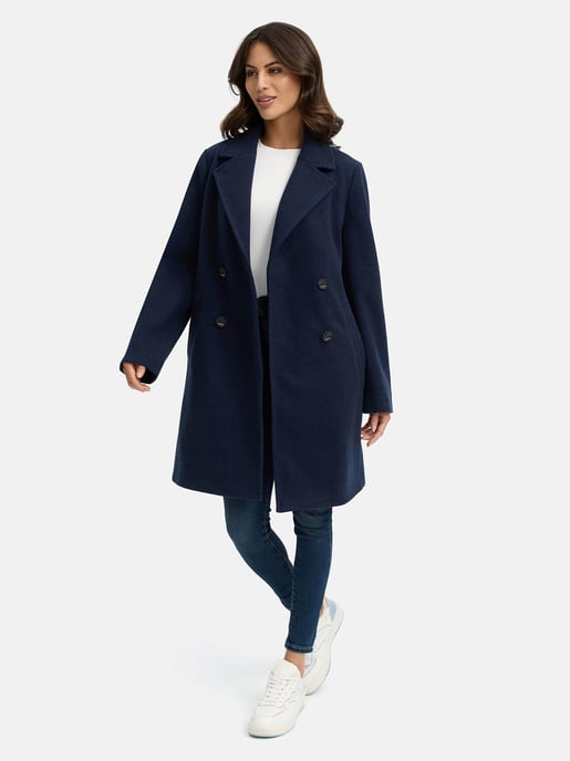Navahoo Frostjuwel abrigo de entretiempo para mujer con diseño elegante a rayas - Image 5