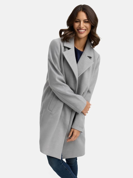 Navahoo Frostjuwel abrigo de entretiempo para mujer con diseño elegante a rayas - Image 5