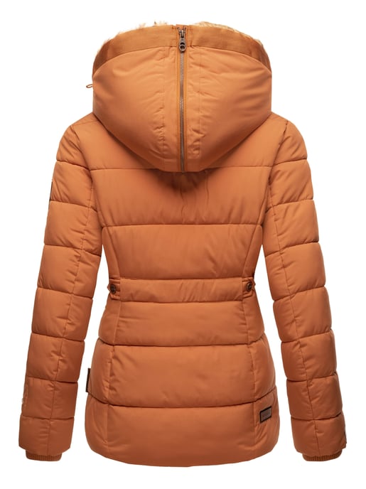 Chaqueta de invierno Marikoo Nekoo para mujer con capucha de pelo sintético y forro de borreguito - Image 4