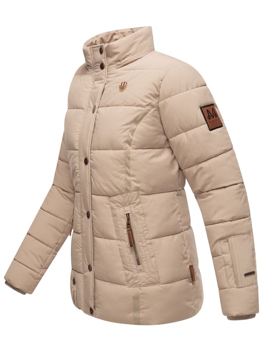 Chaqueta de invierno Marikoo Nekoo para mujer con capucha de pelo sintético y forro de borreguito - Image 3