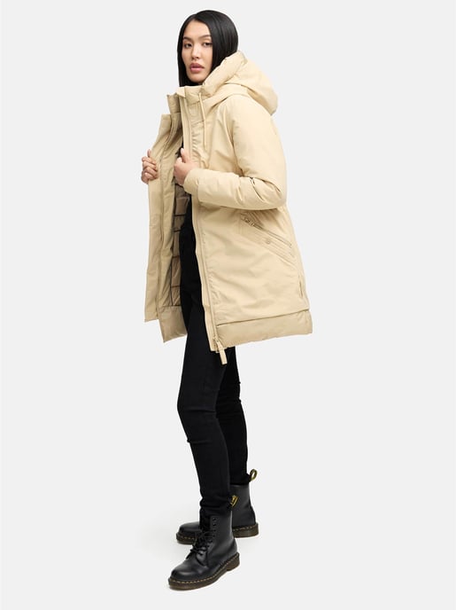 Parka de invierno para mujer WINTERPRINZESSIN de Navahoo con capucha y corte femenino - Image 2