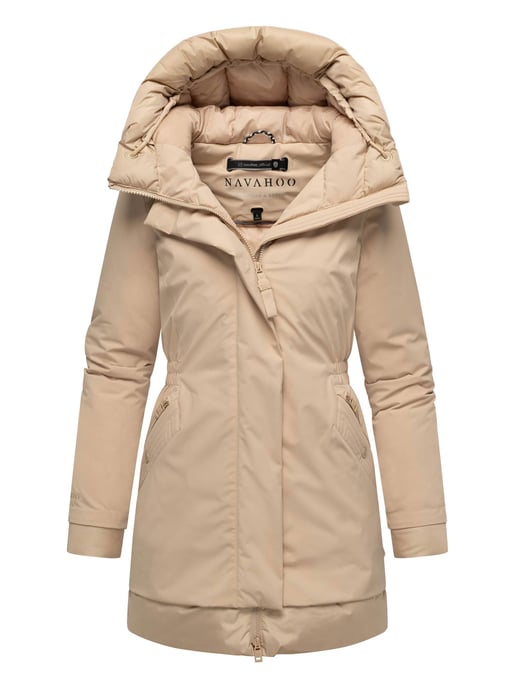 Parka de invierno para mujer WINTERPRINZESSIN de Navahoo con capucha y corte femenino - Image 5