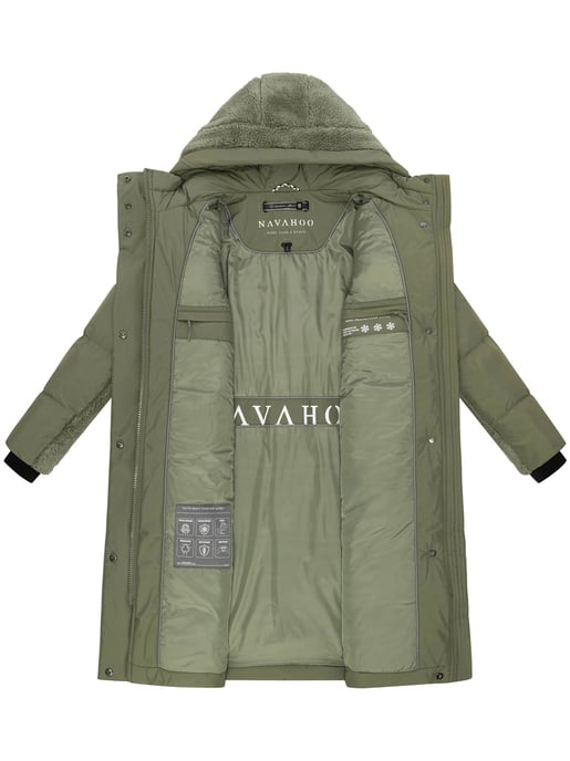 Abrigo de invierno para mujer Navahoo Funkelteddy – elegante, cálido y moderno - Image 5
