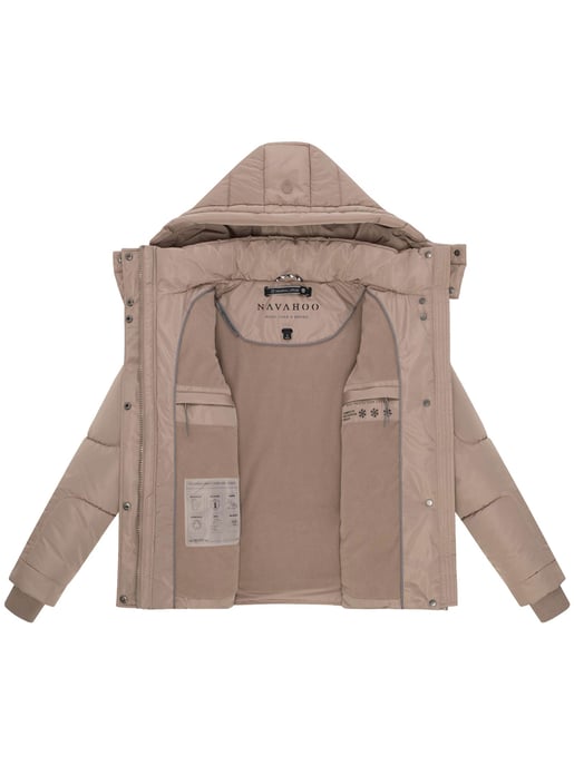 Chaqueta acolchada de mujer Navahoo Zauberlicht con forro polar y capucha - Image 4