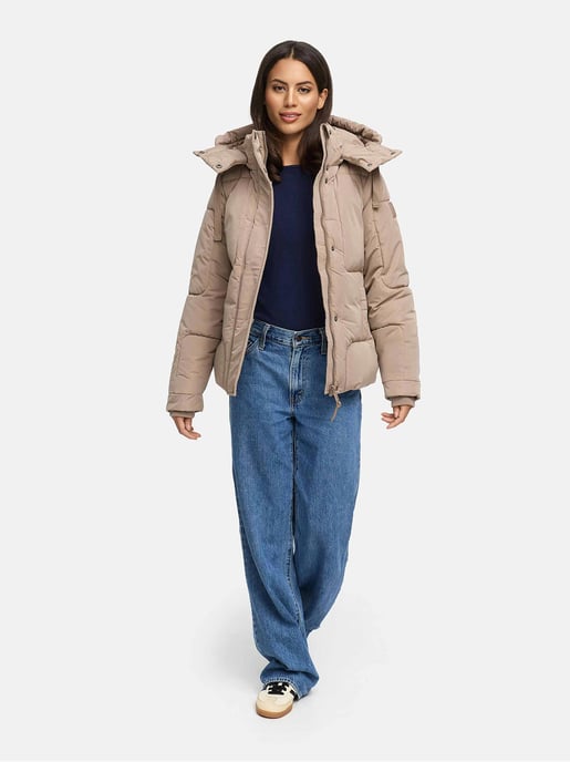 Chaqueta acolchada de mujer Navahoo Zauberlicht con forro polar y capucha - Image 5