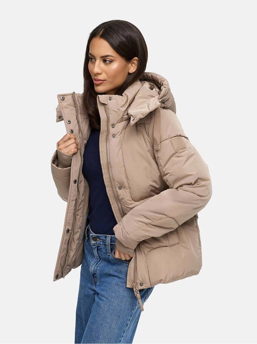 Chaqueta acolchada de mujer Navahoo Zauberlicht con forro polar y capucha - Image 6