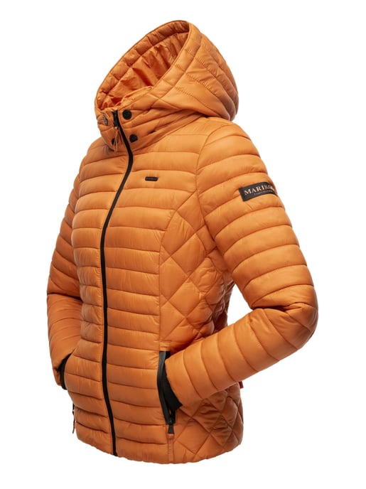 Chaqueta acolchada Marikoo Samtpfote para mujer con capucha desmontable y puños de canalé - Image 4