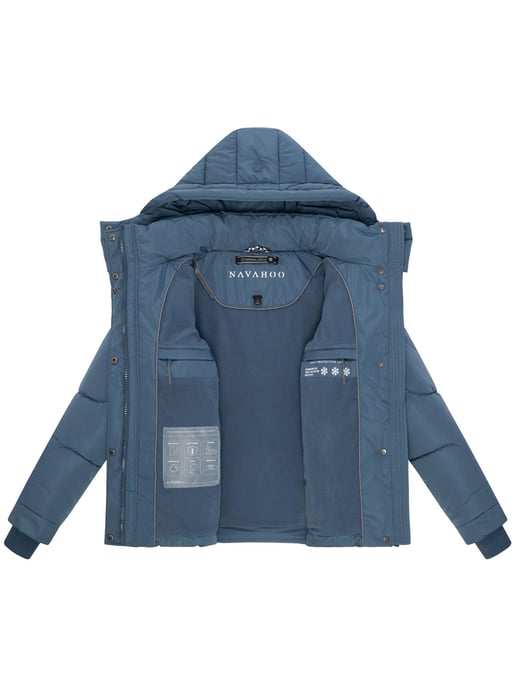 Chaqueta acolchada de mujer Navahoo Zauberlicht con forro polar y capucha - Image 4