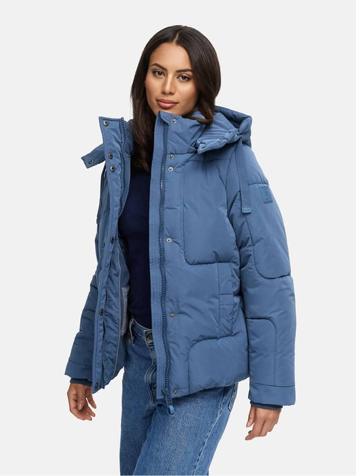 Chaqueta acolchada de mujer Navahoo Zauberlicht con forro polar y capucha - Image 5