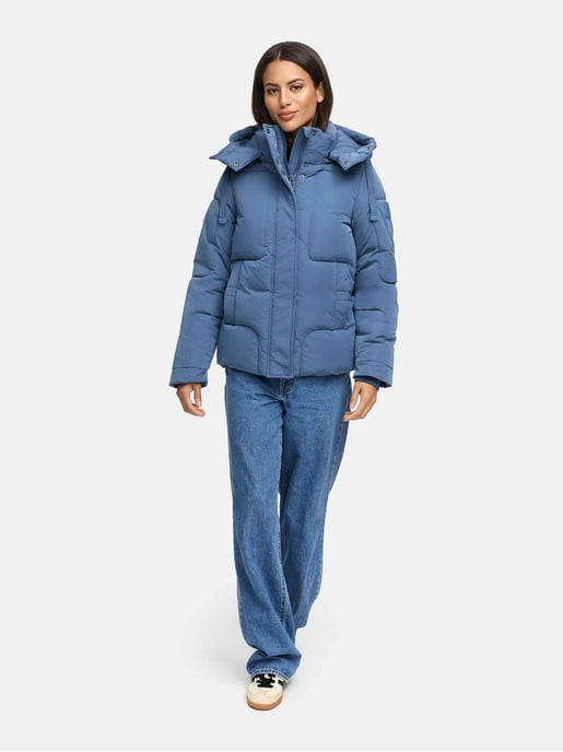 Chaqueta acolchada de mujer Navahoo Zauberlicht con forro polar y capucha - Image 6