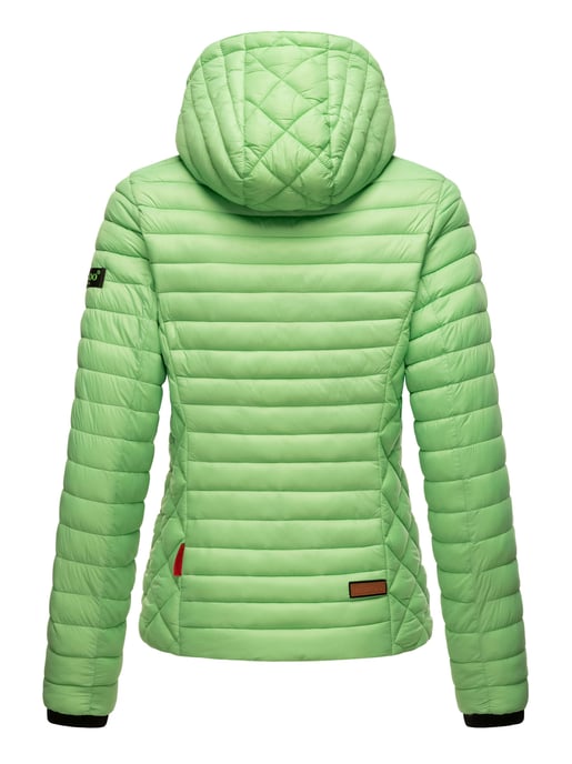 Chaqueta acolchada Marikoo Samtpfote para mujer con capucha desmontable y puños de canalé - Image 5