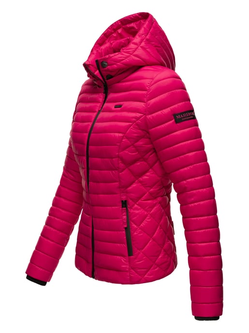 Chaqueta acolchada Marikoo Samtpfote para mujer con capucha desmontable y puños de canalé - Image 3