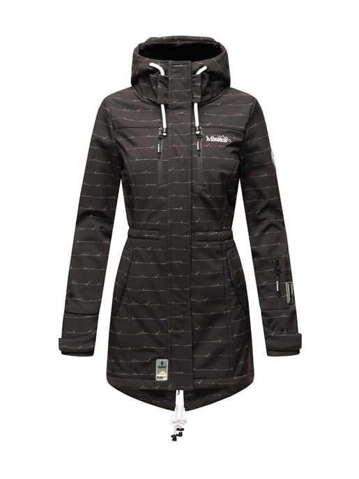 Chaqueta acolchada larga Marikoo Abendsternchen para mujer con capucha desmontable - Image 2