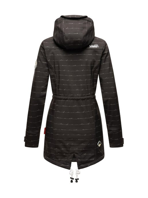 Chaqueta acolchada larga Marikoo Abendsternchen para mujer con capucha desmontable - Image 5