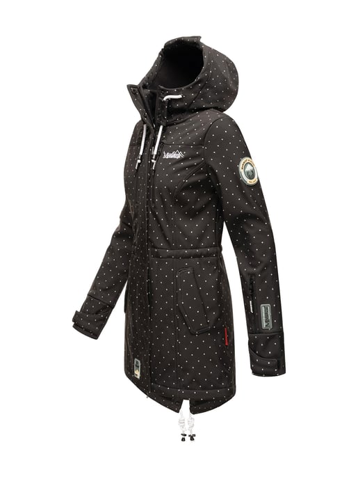 Chaqueta acolchada larga Marikoo Abendsternchen para mujer con capucha desmontable - Image 3