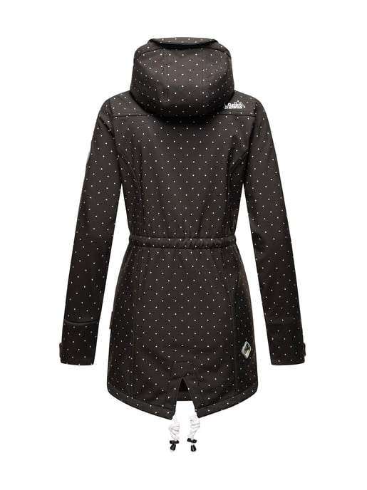 Chaqueta acolchada larga Marikoo Abendsternchen para mujer con capucha desmontable - Image 5
