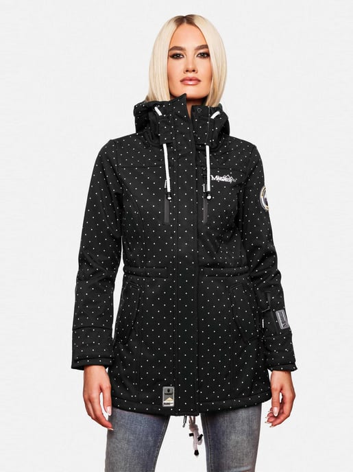 Chaqueta acolchada larga Marikoo Abendsternchen para mujer con capucha desmontable - Image 6