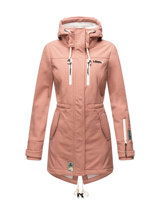 Chaqueta acolchada larga Marikoo Abendsternchen para mujer con capucha desmontable - Image 2