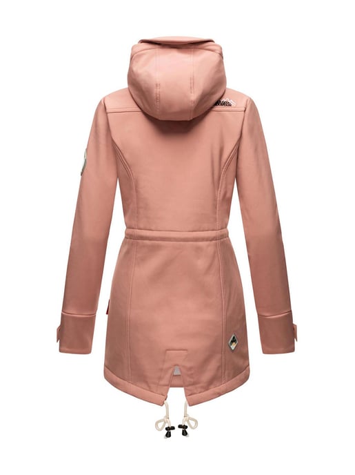 Chaqueta acolchada larga Marikoo Abendsternchen para mujer con capucha desmontable - Image 4
