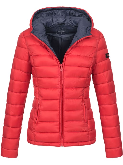 Chaqueta acolchada Marikoo Lucy para mujer con capucha y relleno ligero - Image 1