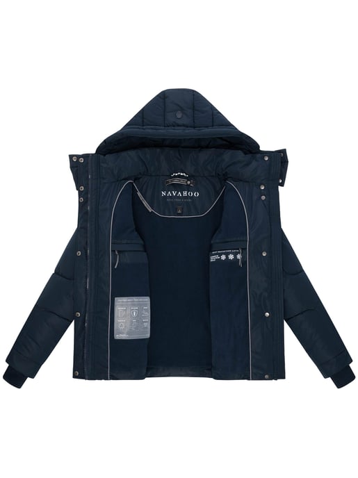 Chaqueta acolchada de mujer Navahoo Zauberlicht con forro polar y capucha - Image 4
