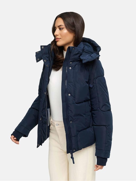 Chaqueta acolchada de mujer Navahoo Zauberlicht con forro polar y capucha - Image 5