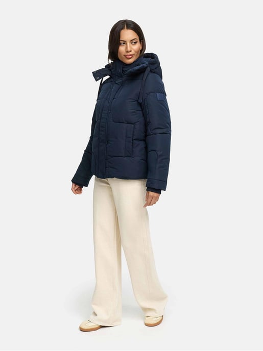 Chaqueta acolchada de mujer Navahoo Zauberlicht con forro polar y capucha - Image 6