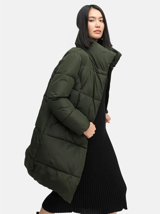Chaqueta acolchada de mujer Marikoo Yukanii con capucha y bolsillos - Image 3
