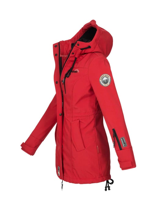 Chaqueta acolchada larga Marikoo Abendsternchen para mujer con capucha desmontable - Image 2