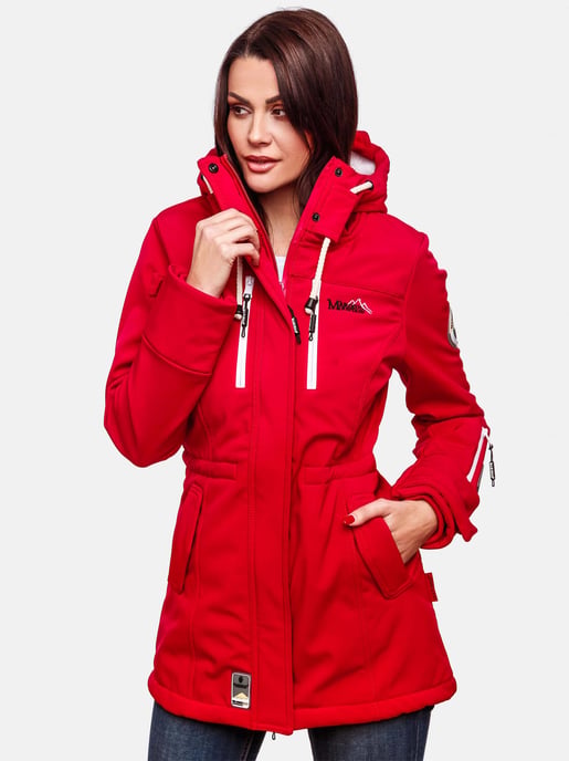 Chaqueta acolchada larga Marikoo Abendsternchen para mujer con capucha desmontable - Image 4