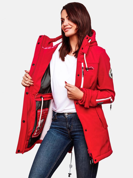Chaqueta acolchada larga Marikoo Abendsternchen para mujer con capucha desmontable - Image 5