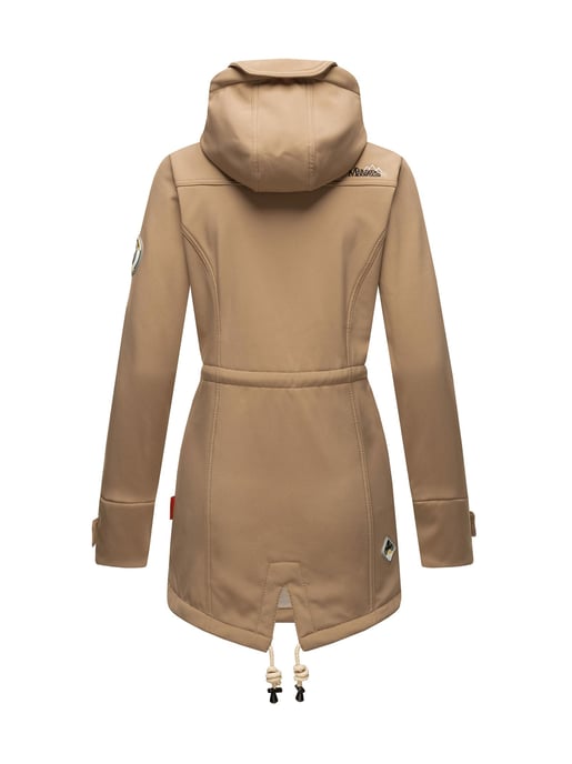 Chaqueta acolchada larga Marikoo Abendsternchen para mujer con capucha desmontable - Image 5