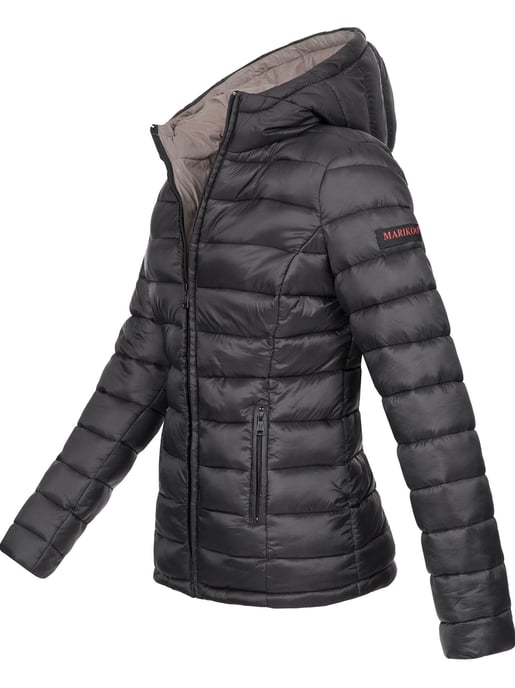 Chaqueta acolchada Marikoo Lucy para mujer con capucha y relleno ligero - Image 2