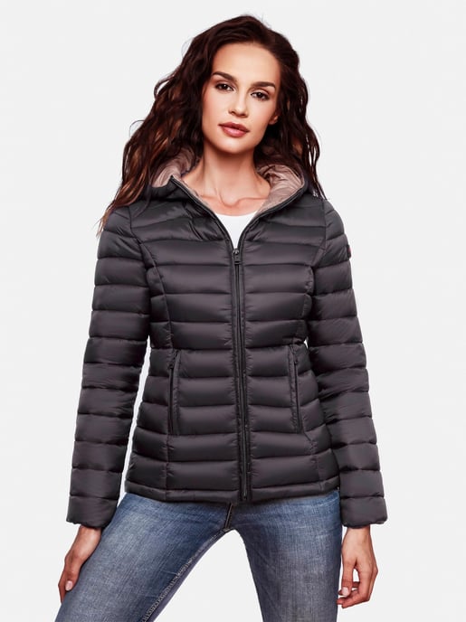 Chaqueta acolchada Marikoo Lucy para mujer con capucha y relleno ligero - Image 4