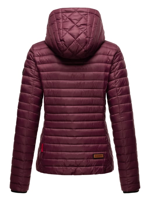 Chaqueta acolchada Marikoo Samtpfote para mujer con capucha desmontable y puños de canalé - Image 5