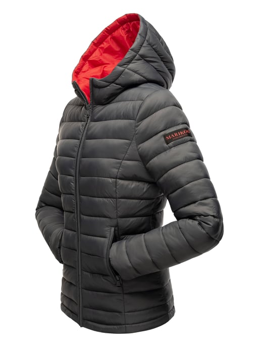 Chaqueta acolchada Marikoo Lucy para mujer con capucha y relleno ligero - Image 4