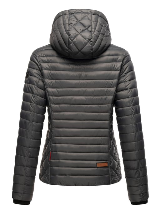 Chaqueta acolchada Marikoo Samtpfote para mujer con capucha desmontable y puños de canalé - Image 5