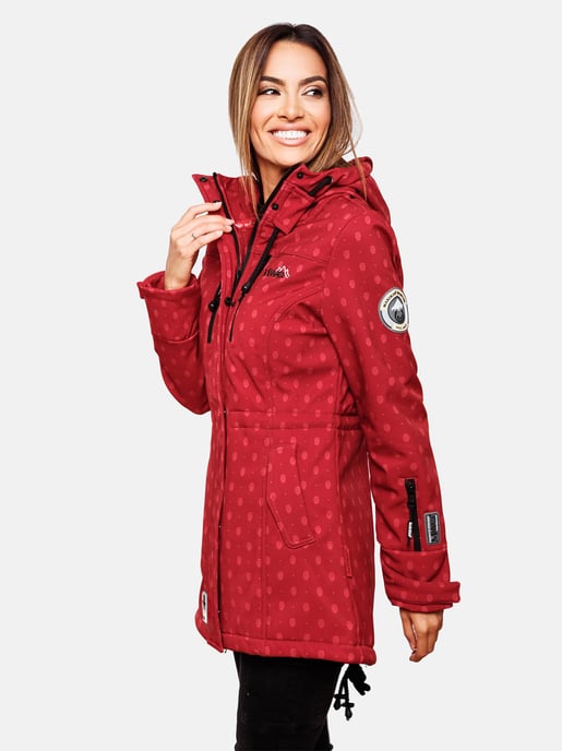 Chaqueta acolchada larga Marikoo Abendsternchen para mujer con capucha desmontable - Image 3