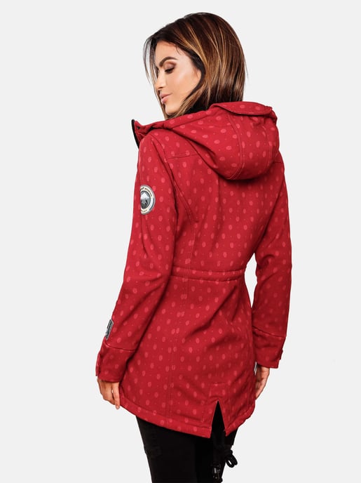 Chaqueta acolchada larga Marikoo Abendsternchen para mujer con capucha desmontable - Image 4