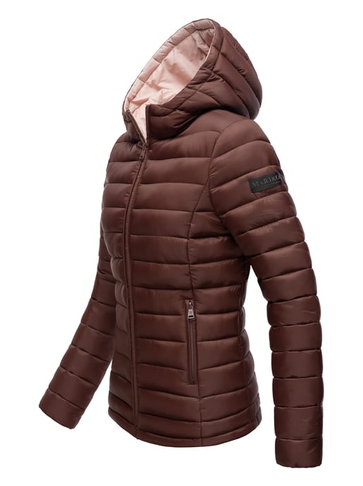 Chaqueta acolchada Marikoo Lucy para mujer con capucha y relleno ligero - Image 3