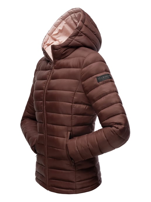 Chaqueta acolchada Marikoo Lucy para mujer con capucha y relleno ligero - Image 4