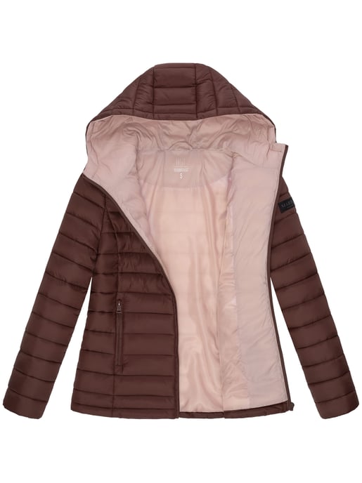 Chaqueta acolchada Marikoo Lucy para mujer con capucha y relleno ligero - Image 6