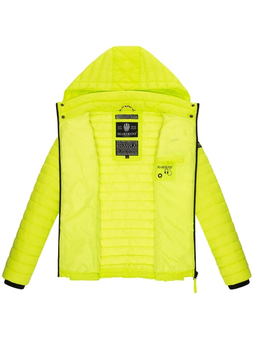 Chaqueta acolchada Marikoo Samtpfote para mujer con capucha desmontable y puños de canalé - Image 6