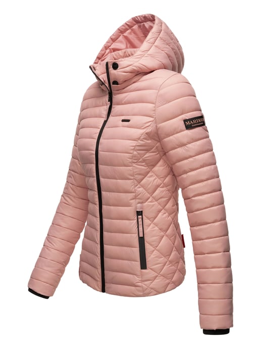Chaqueta acolchada Marikoo Samtpfote para mujer con capucha desmontable y puños de canalé - Image 3