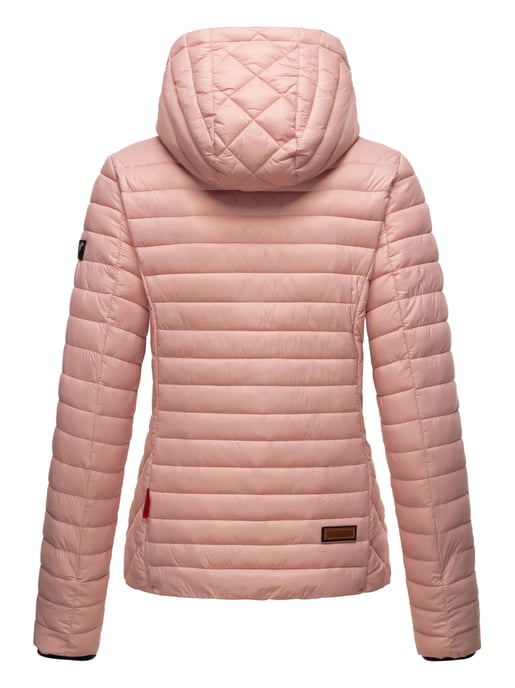 Chaqueta acolchada Marikoo Samtpfote para mujer con capucha desmontable y puños de canalé - Image 5