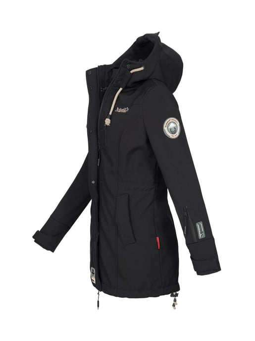Chaqueta acolchada larga Marikoo Abendsternchen para mujer con capucha desmontable - Image 2